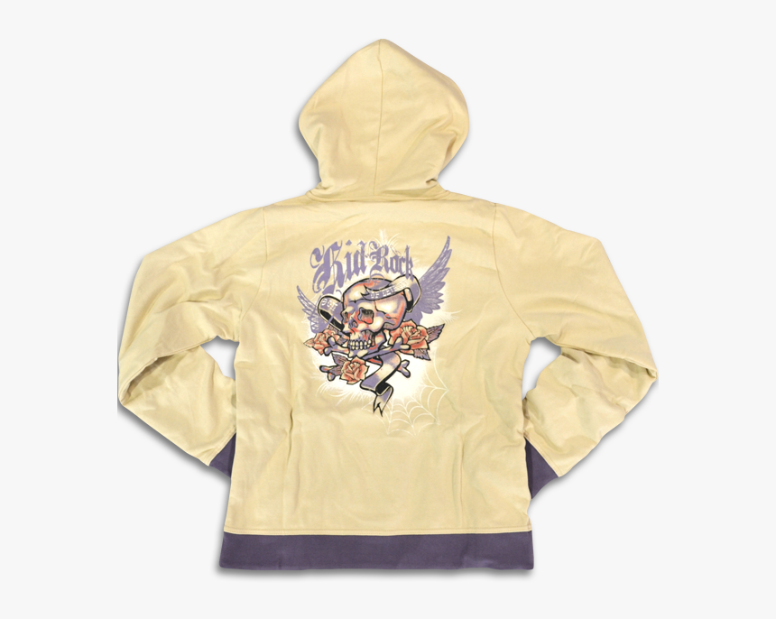 Kid Rock Skull & Roses - Hoodie, HD Png Download