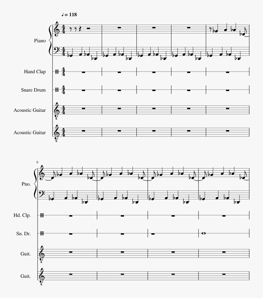 Triage At Dawn Sheet Music, HD Png Download