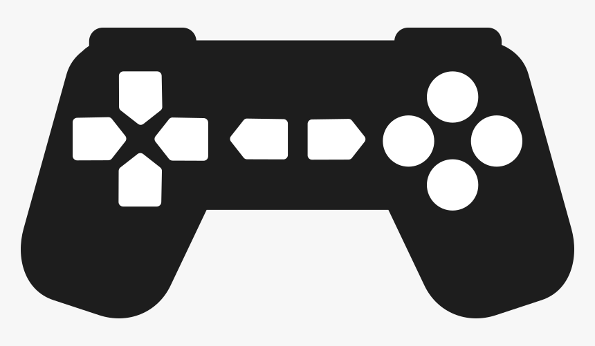 Clipart - Game Controller Silhouette Png, Transparent Png
