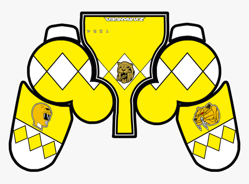 Tiger Ranger Ps3 Controller Skin - Ps3 Controller Skin Sticker, HD Png Download