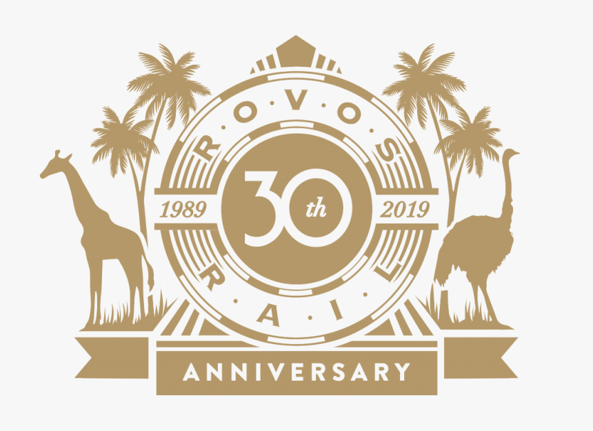 Rvr-30logo Gold - Rovos Rail Logo 30, HD Png Download