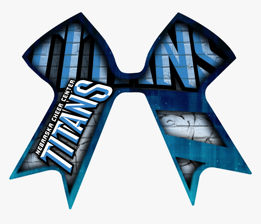 Nebraska Cheer Center Titans Bow Edit2 Cleanbleed - Nebraska Cheer Center, HD Png Download