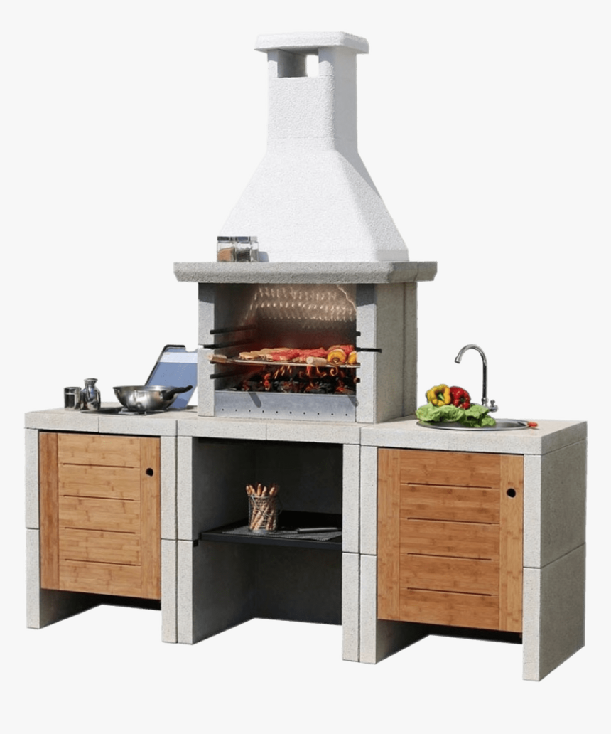 Elaborate Barbecue Set Clip Arts - Barbecue A Gas Da Esterno, HD Png Download