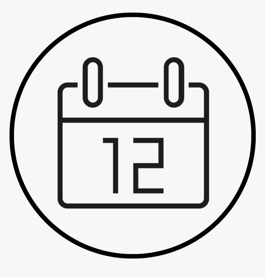Mark Your Calendar So We Can Notify Your Party And - Line Art, HD Png Download