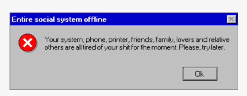 Error, HD Png Download