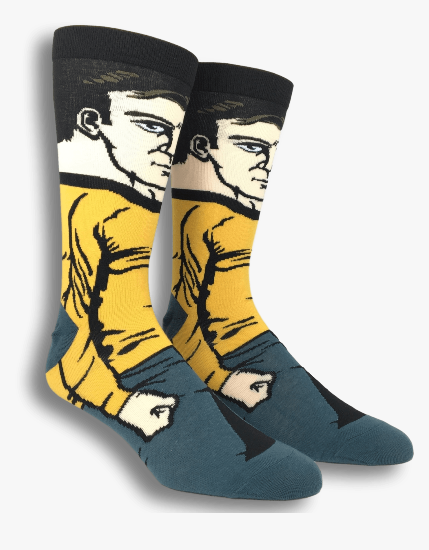 Star Trek Kirk 360 Socks 
 Class, HD Png Download