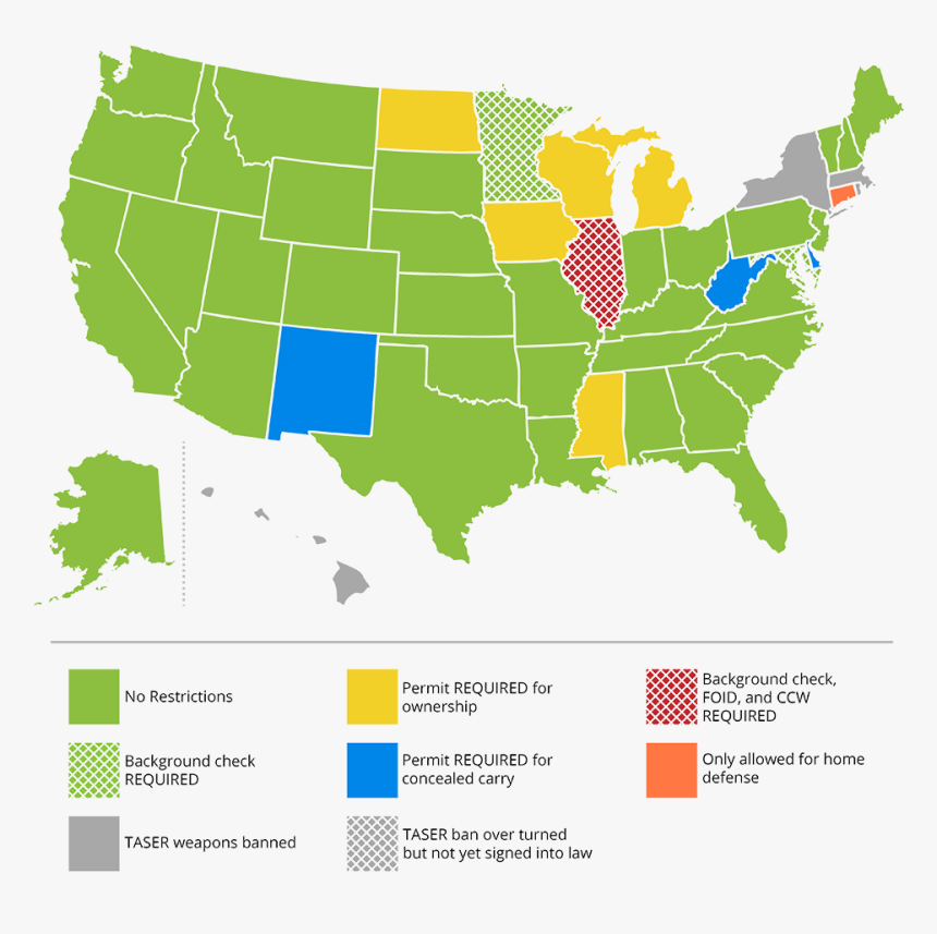 Taser Weapon Regulations By State - John F. Kennedy Library, HD Png Download