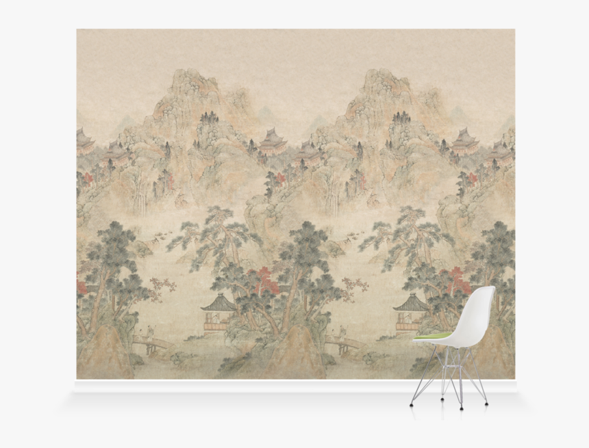 Asian Scene Wallpaper Blue, HD Png Download