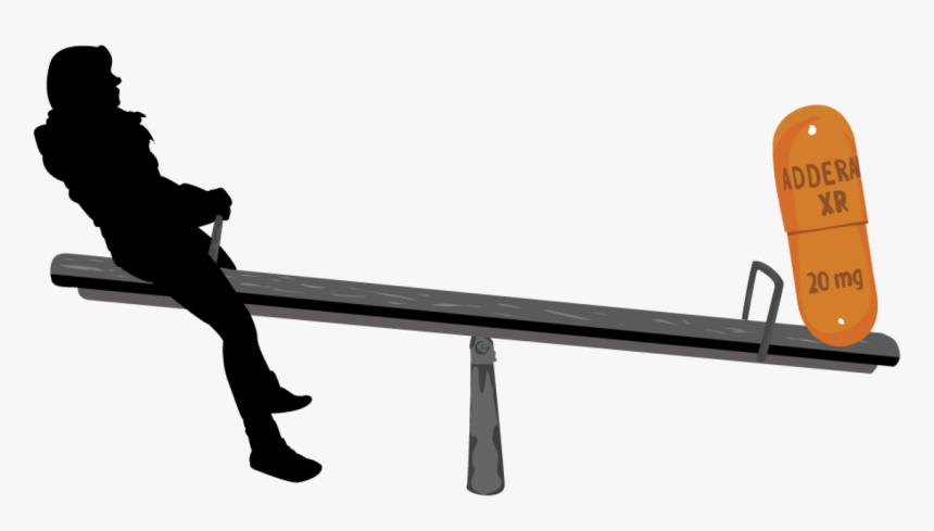 Illustration For Article Titled The Adderall And Adhd - Silhouette, HD Png Download