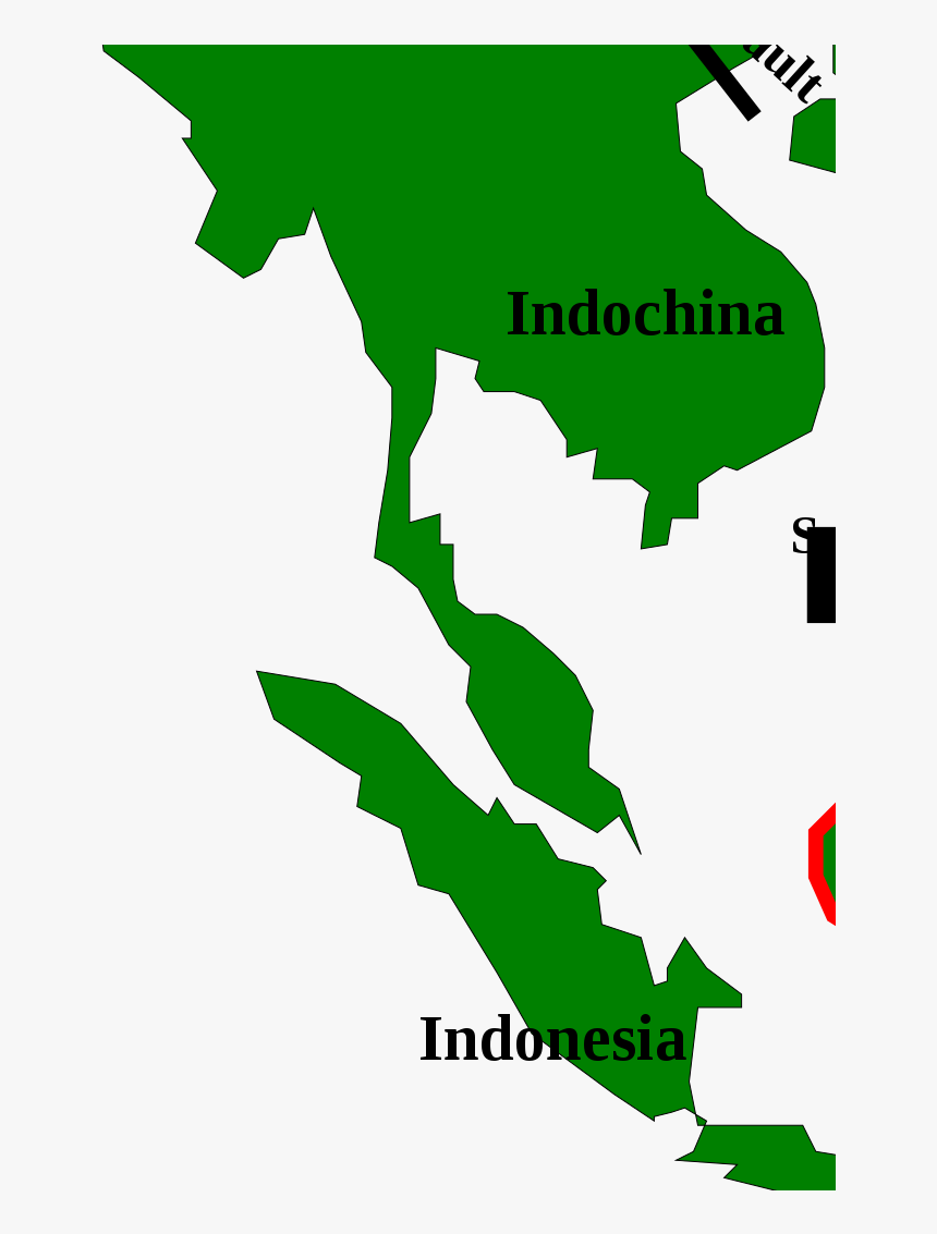 Se Asia Map With Borneo Highlighted - Vietnam Hardiness Zone, HD Png Download