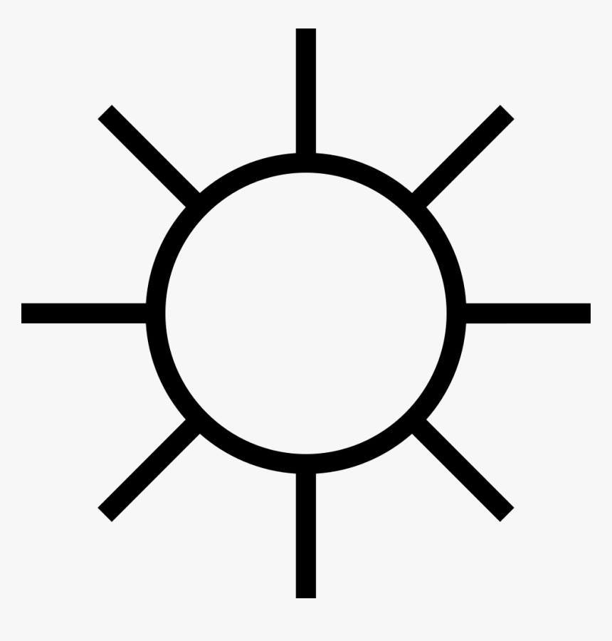 - Sun Symbol , Png Download - Sign Of No Direct Sunlight, Transparent Png
