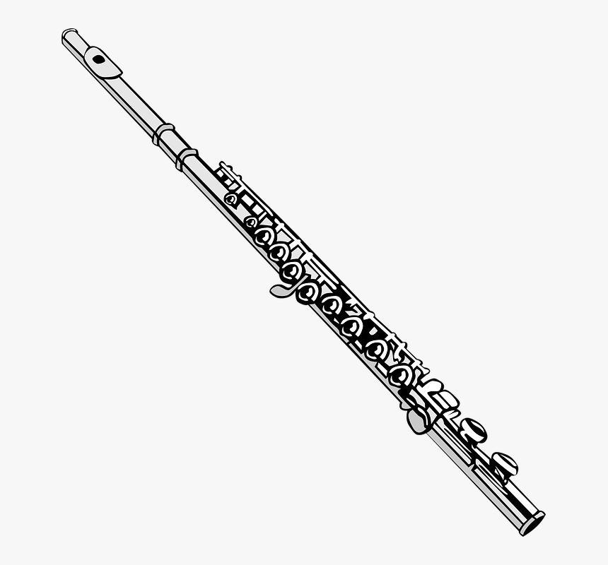 Flute, Music, Classic, Jazz, Play, Sound - E Flat Flute Finger, HD Png Download