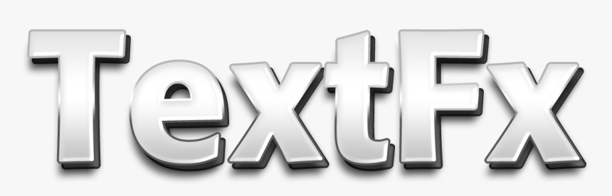 Large Silver2 Text Effect - Cross, HD Png Download