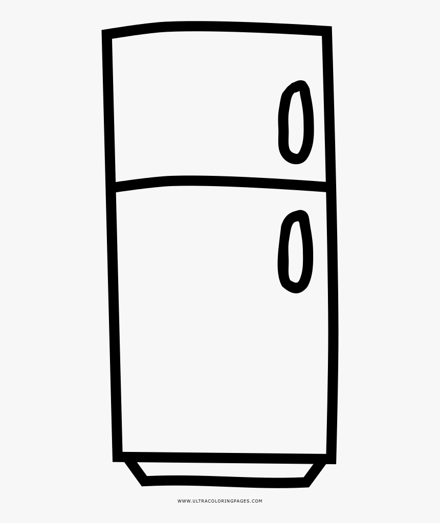 Clip Art Refrigerator Clipart Black And White - Fridge Doodle Png, Transparent Png