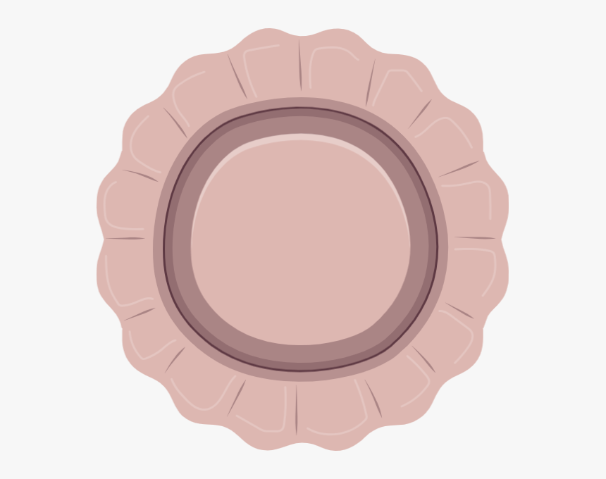 Free Online Plates Cutlery - Circle, HD Png Download