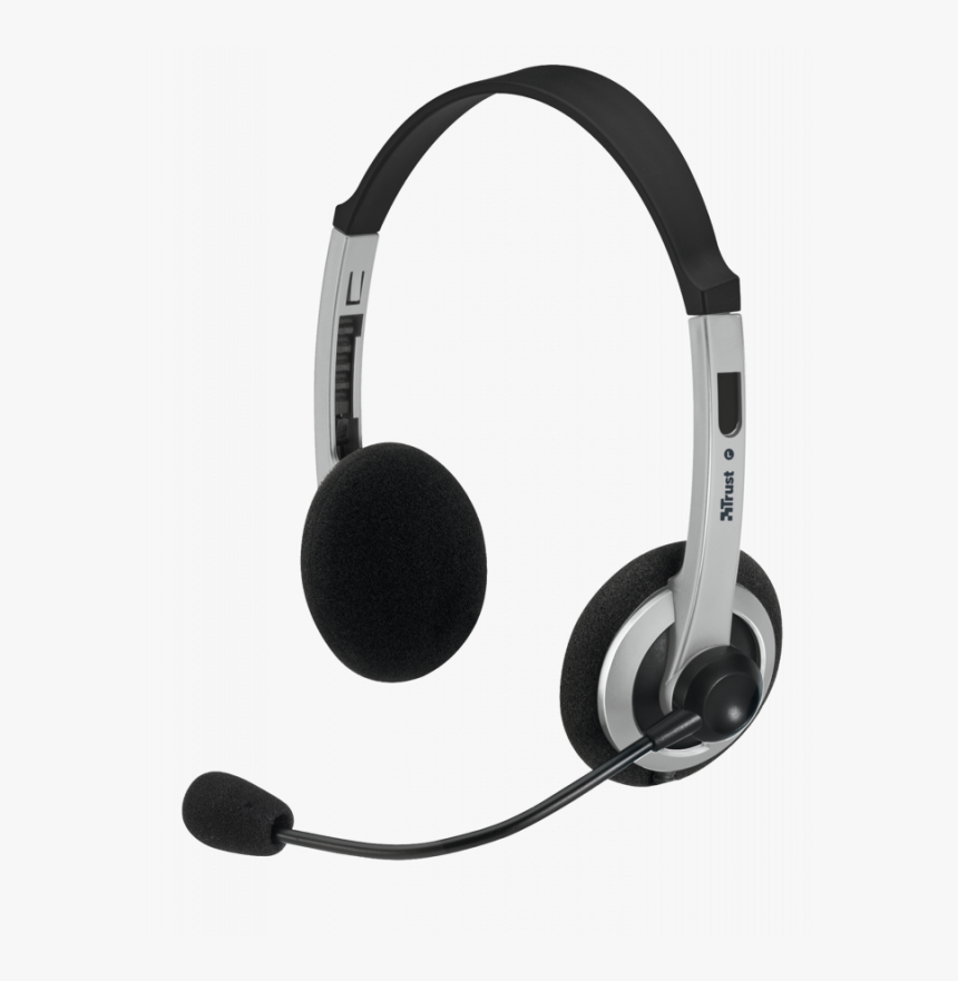 Trust Comfortfit Hs-2450 Headset Clipart Microphone - Trust Headset, HD Png Download
