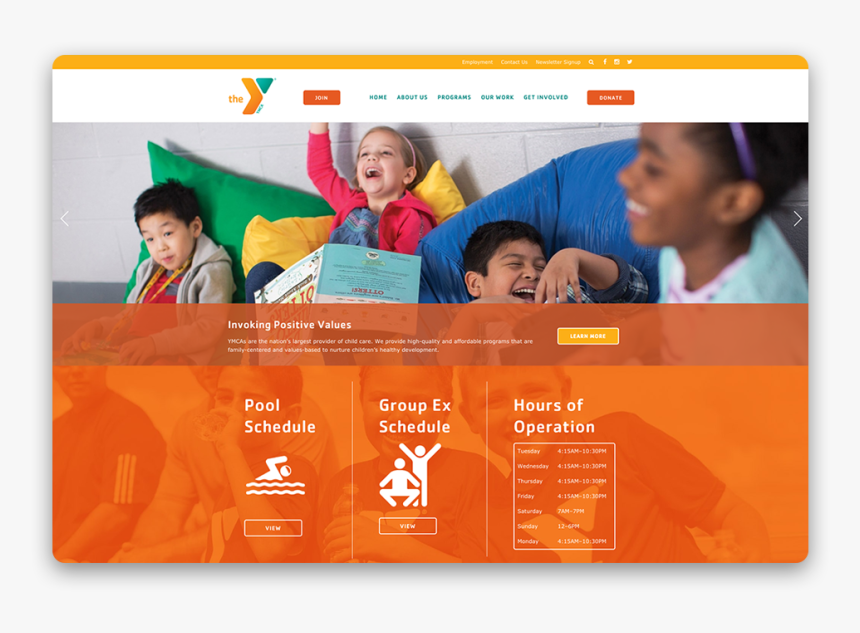 Ymca Website Designs Santa Maria Valley - Child Care Ymca, HD Png Download