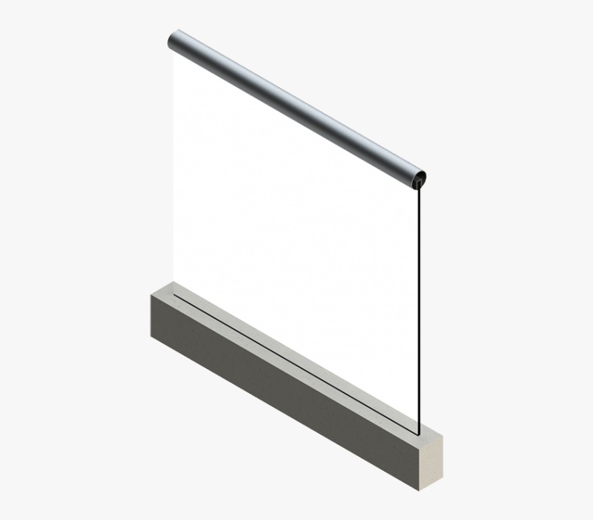 Baranda En Vidrio Empotrado, HD Png Download