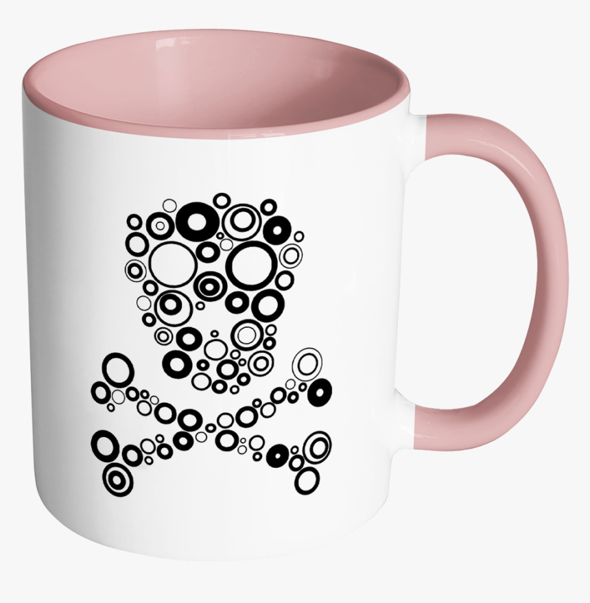 Abstract Human Skull Accent Mug - Kem Cho, HD Png Download