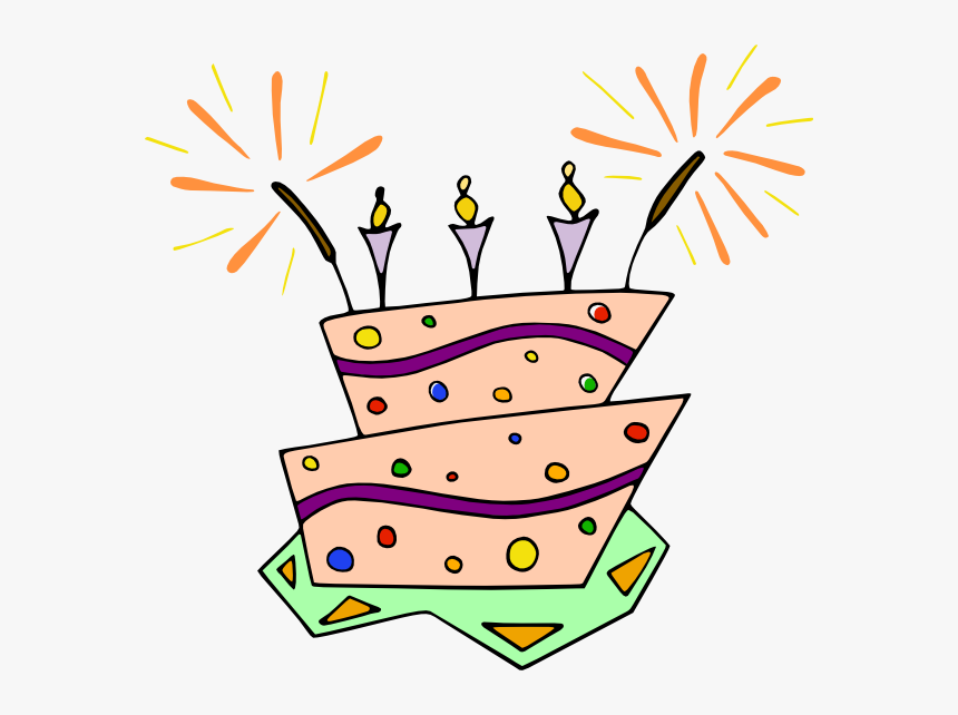 Party Cake And Balloons Clipart, HD Png Download