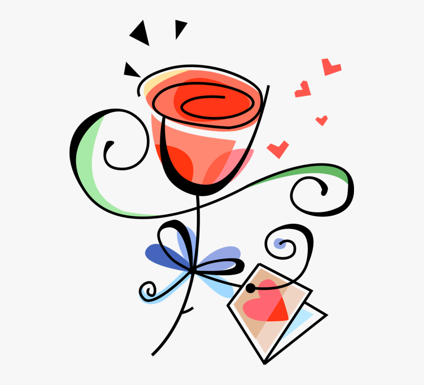 Vector Illustration Of Valentine S Day Sentimental - Vector Graphics, HD Png Download