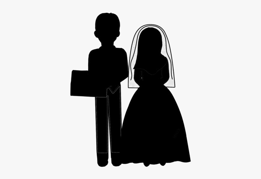 Married Couple Png Clip Art - Silhouette, Transparent Png