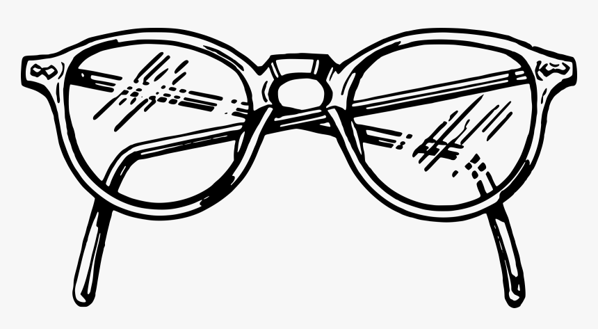 Line Art,sunglasses,symmetry - Glasses Clipart, HD Png Download