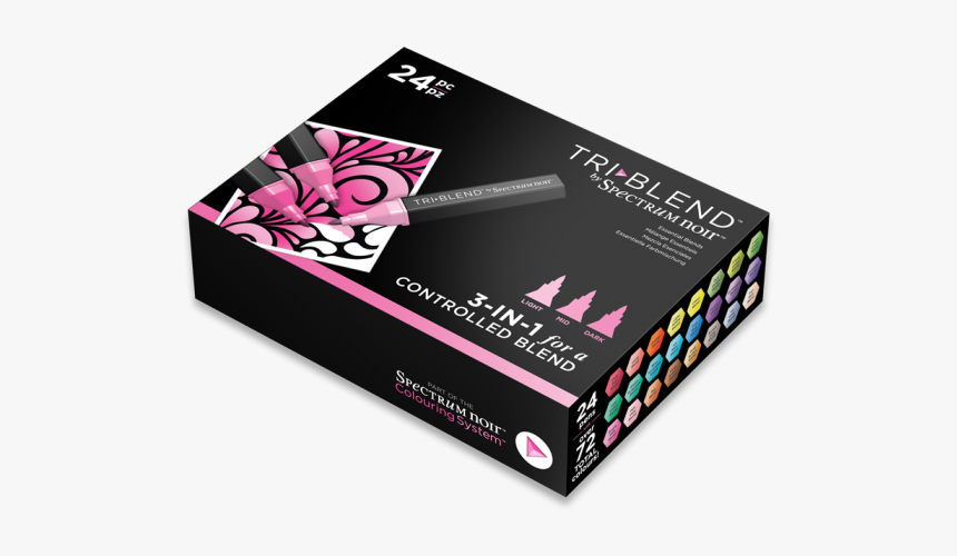 Tri Blend Spectrum Noir, HD Png Download