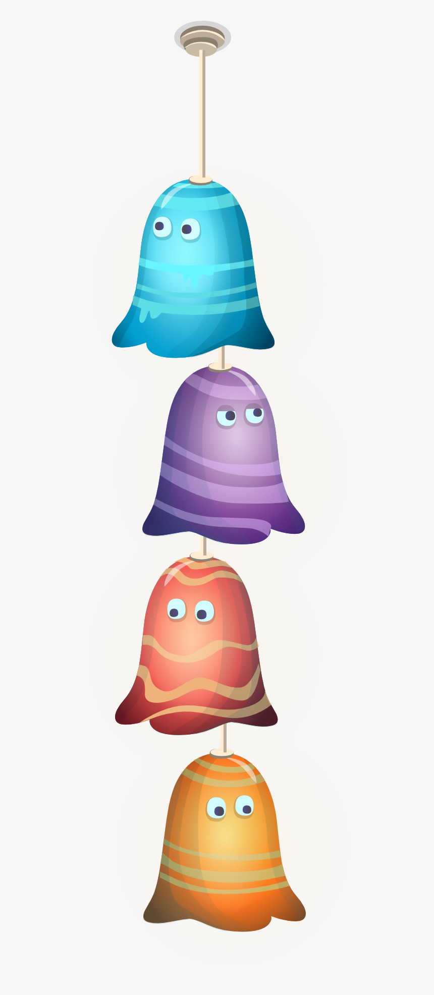 Lampu Gantung Cartoon Png, Transparent Png