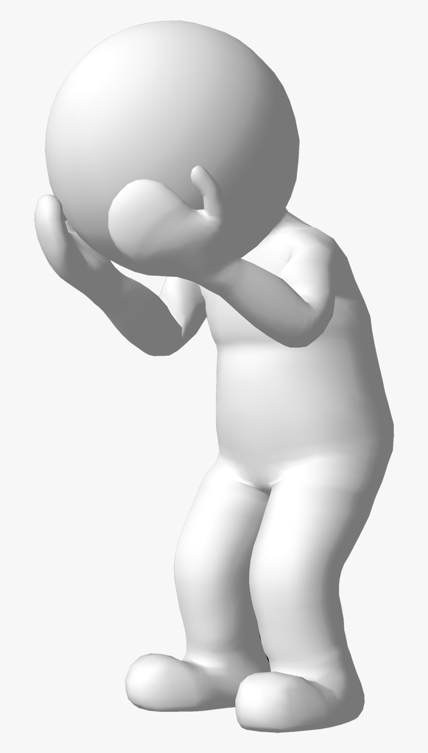 Stress Crying Lead Sweet Home 3d - 3d Man Crying, HD Png Download