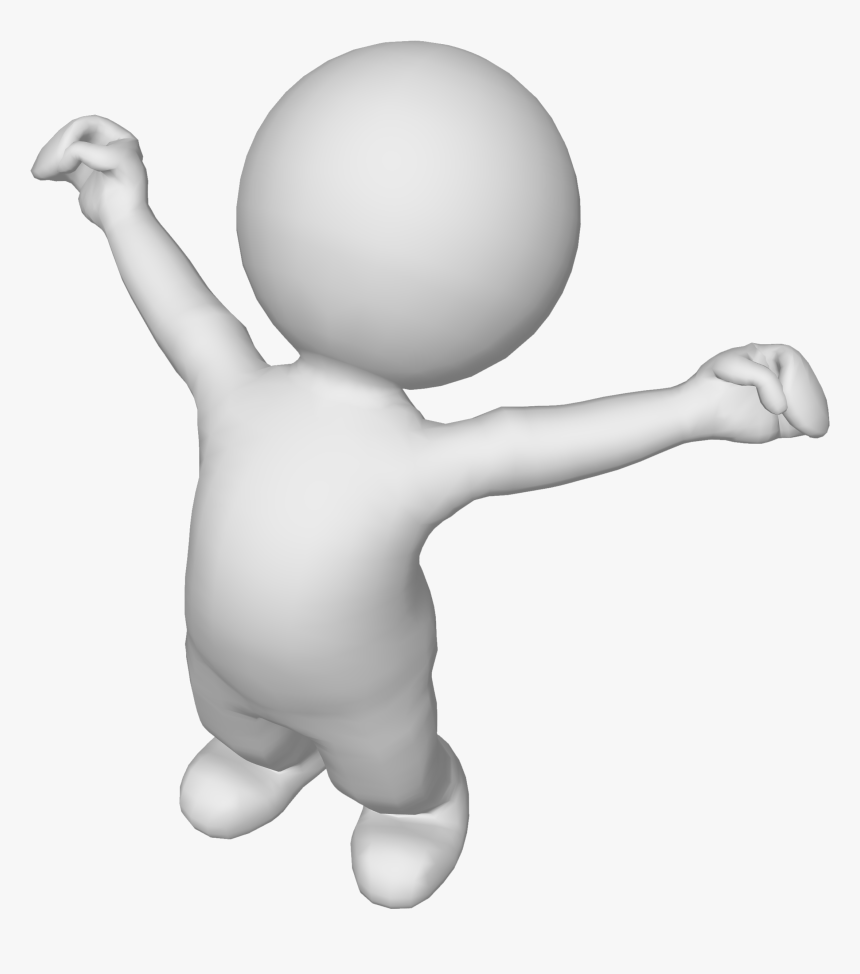 3d Man Happy Png, Transparent Png