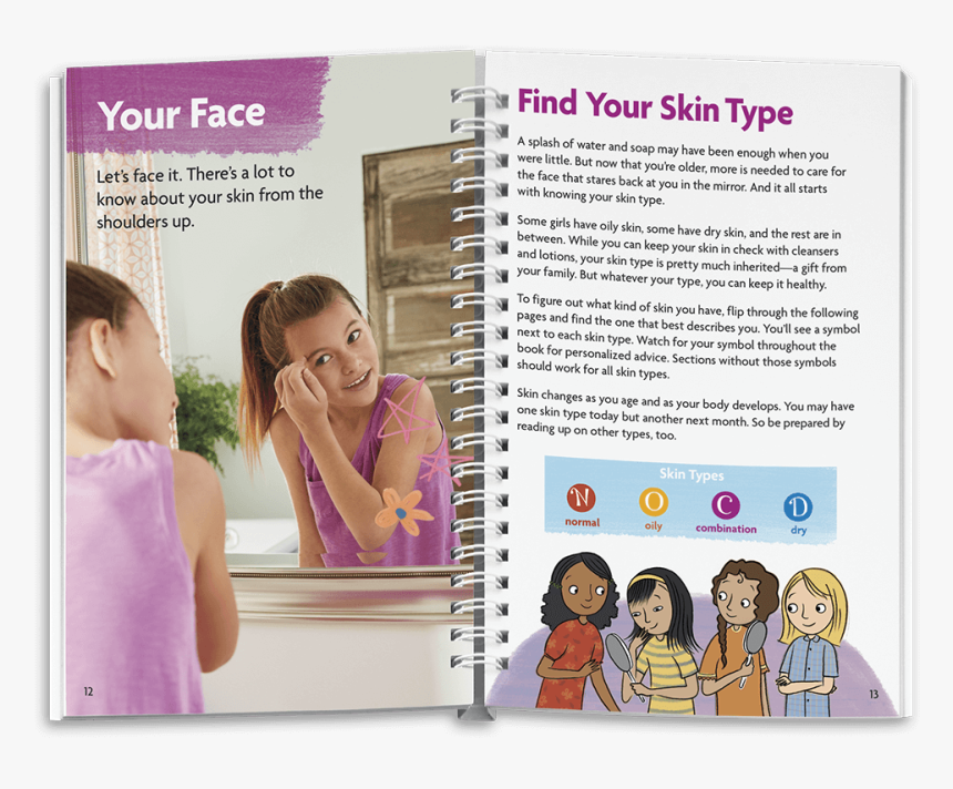 American Girl Skin And Nails Book, HD Png Download