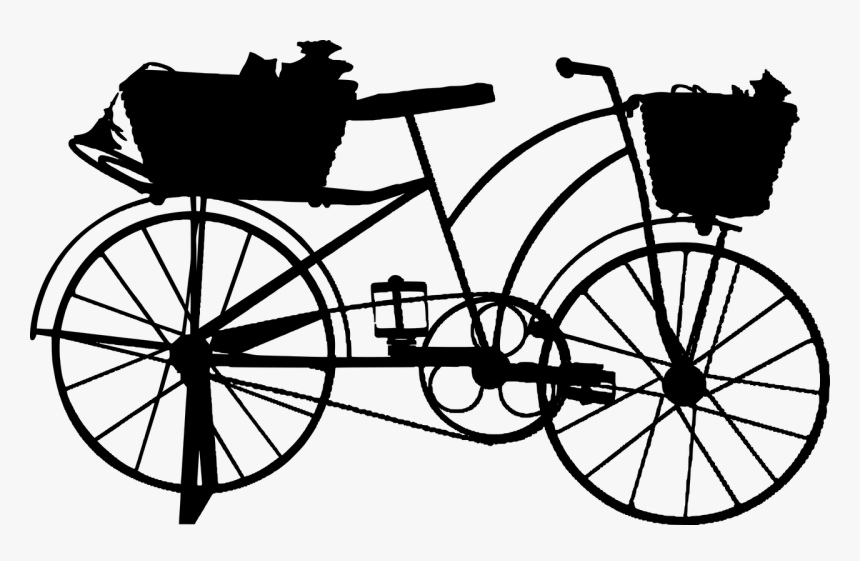 Bike Cycling Free Graphic On Pixabay Drive - Bicycle With Basket Png, Transparent Png