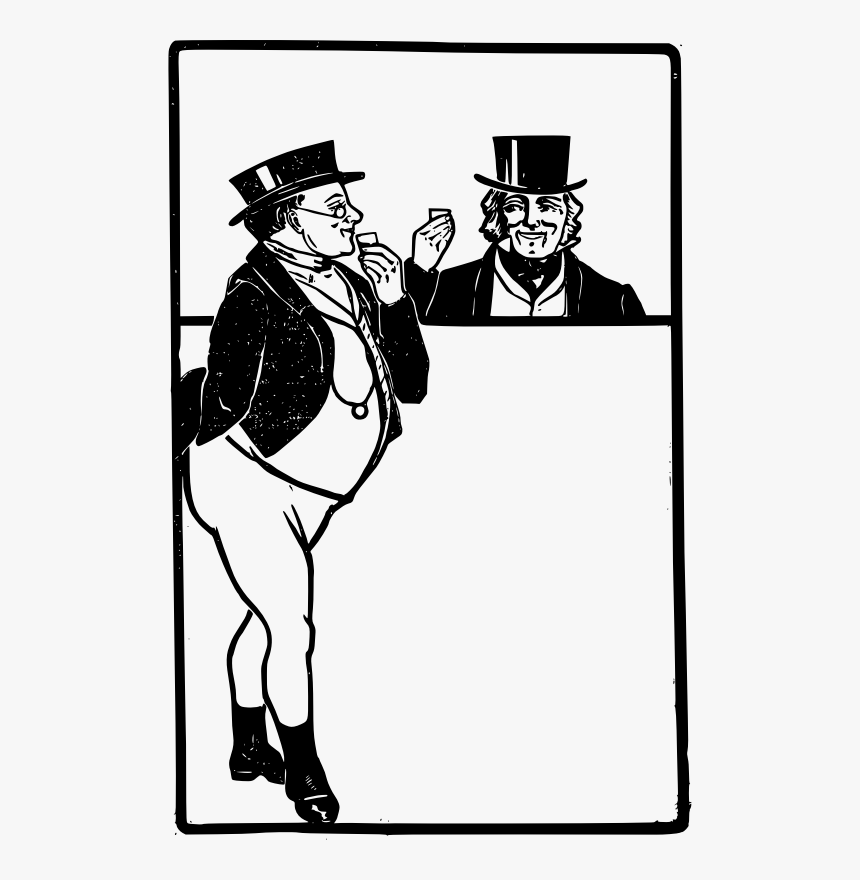 Gents Drink - Frame - Cartoon, HD Png Download