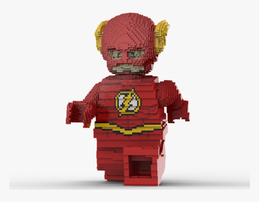 Lego Flash Statue Building Instruction - Lego, HD Png Download