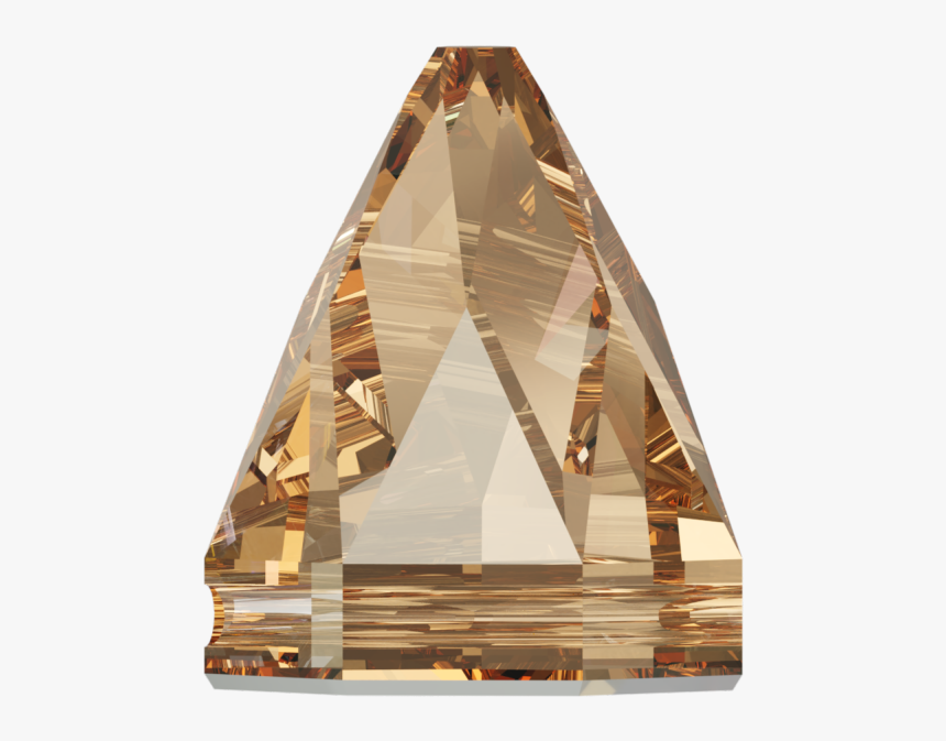 Swarovski 3297 Round Spike Sew-on Crystal Golden Shadow - Plywood, HD Png Download