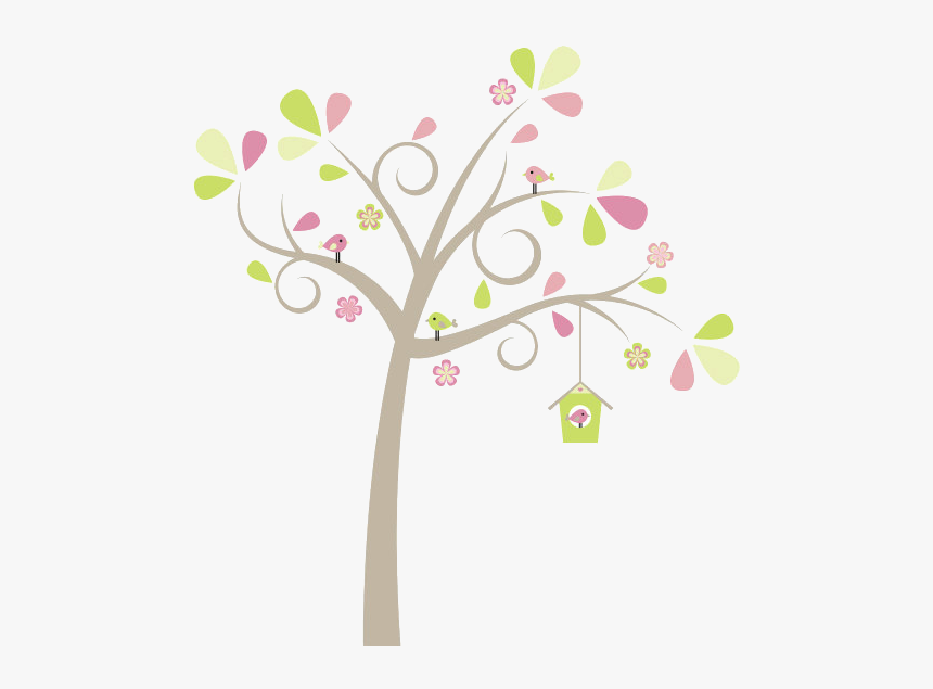 Cute Tree Vector Png, Transparent Png