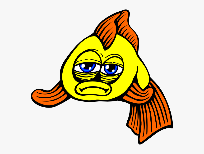 Sad Fish Clip Art, HD Png Download