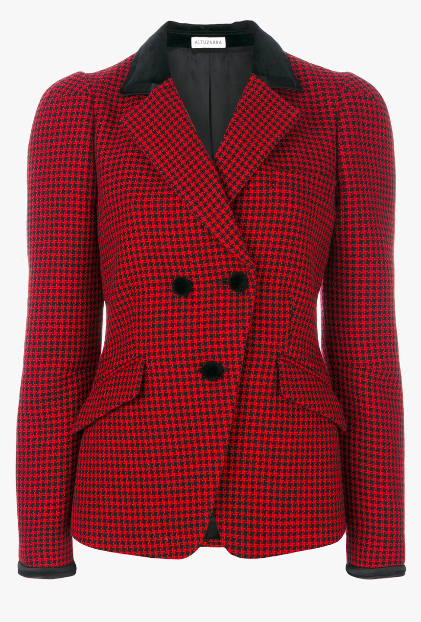 Women Double Breasted Coat Png Free Image Download - Blouse, Transparent Png