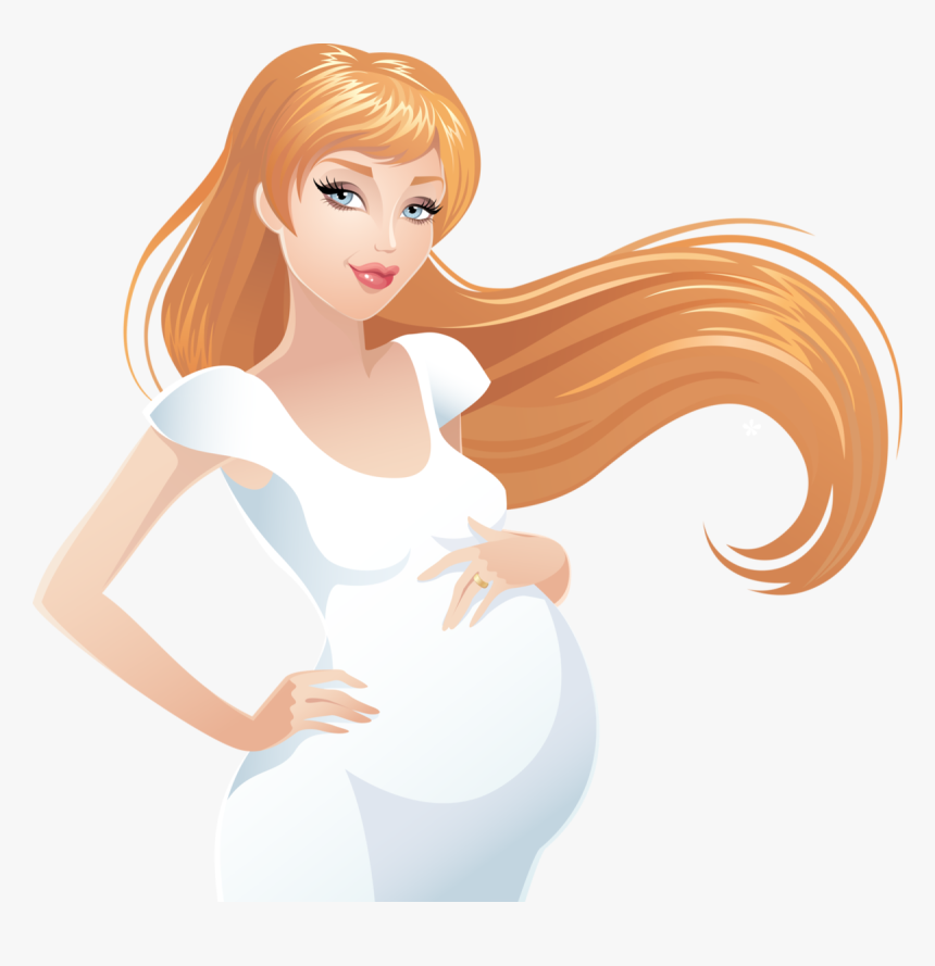 Pregnant Mother Clipart - Mom Pregnant Clipart, HD Png Download
