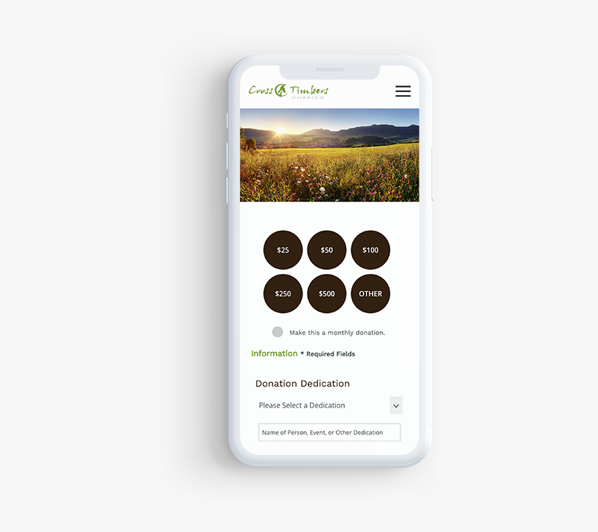 Donation Page Design Tips Mobile Responsive - Iphone, HD Png Download