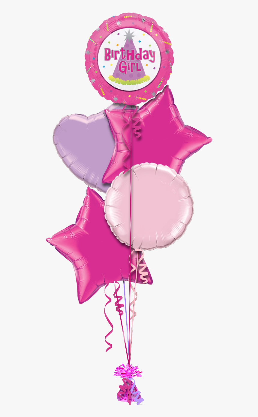 Birthday Girl Special Age Balloon - 21st Birthday Balloons In Pink, HD Png Download
