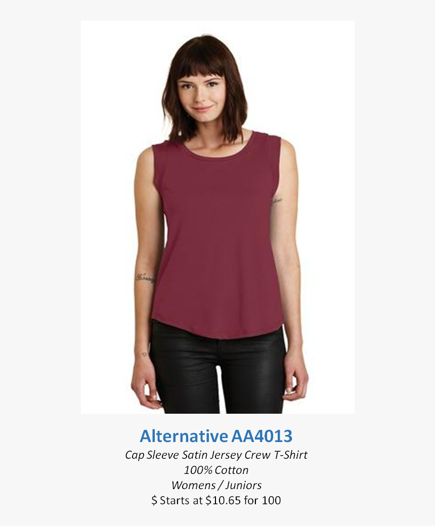 Alternative Aa4013 - No Sleeve Ladies Tops, HD Png Download