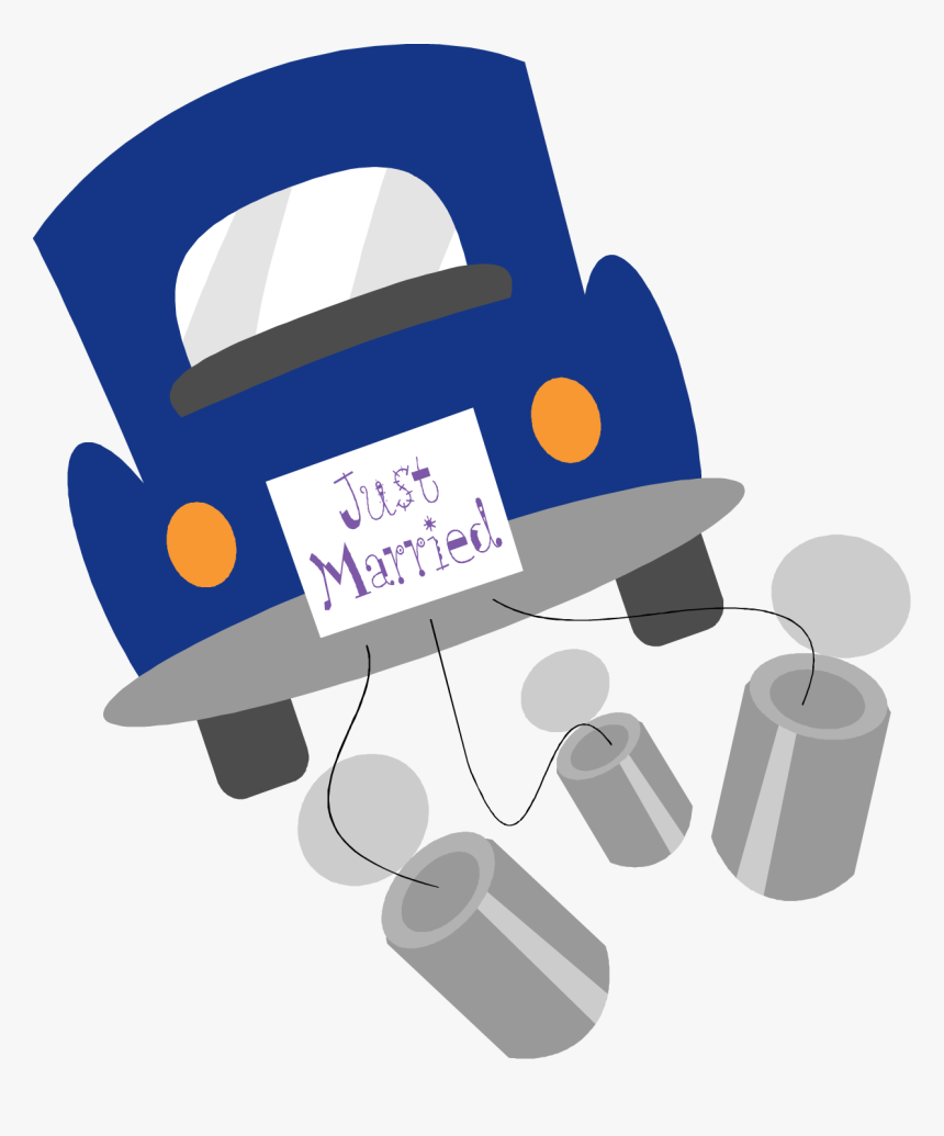 Free Clip Art Just Married, HD Png Download