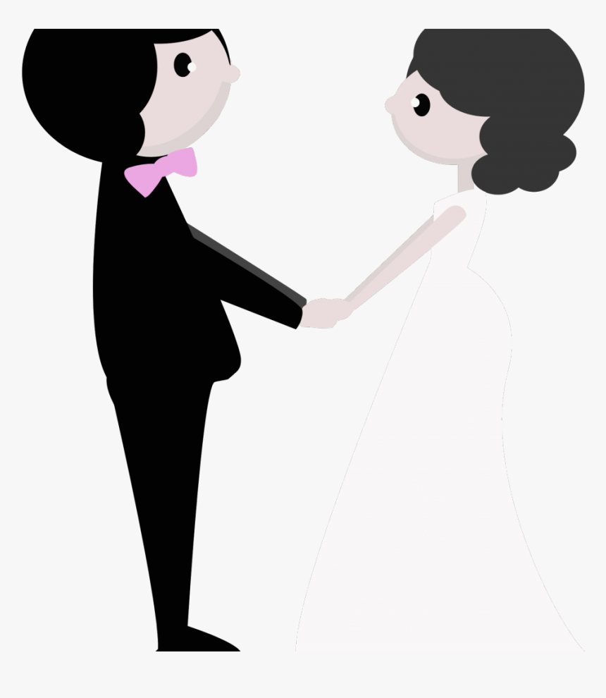 Wedding Clipart No Background - Transparent Background Couple Wedding Transparent, HD Png Download