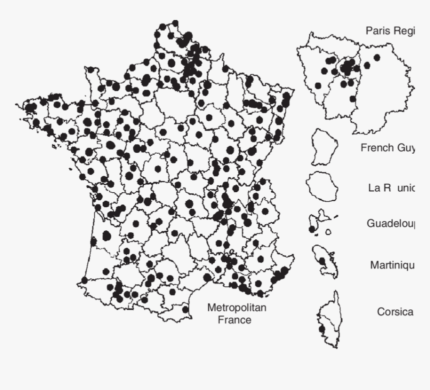 Carte De France, HD Png Download