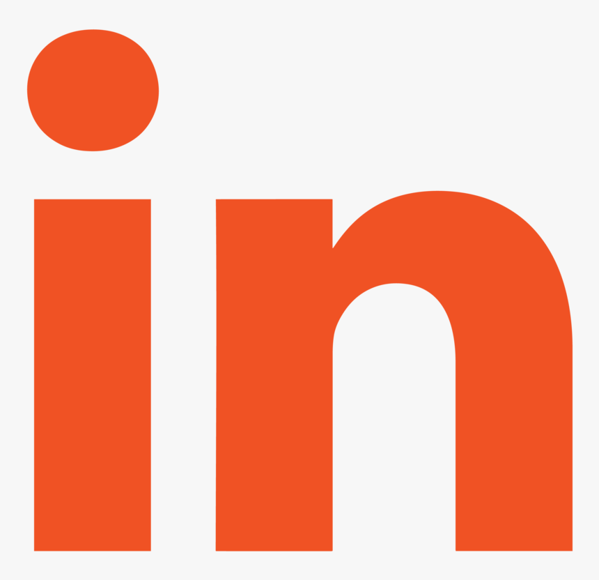 Linkedin Icon Orange Linkedin Logo Orange Png, Transparent Png
