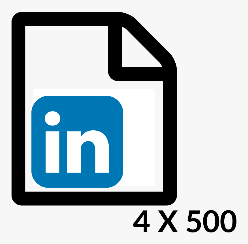 4 Linkedin 500 Word Posts Month - Facebook Twitter Instagram Linkedin, HD Png Download