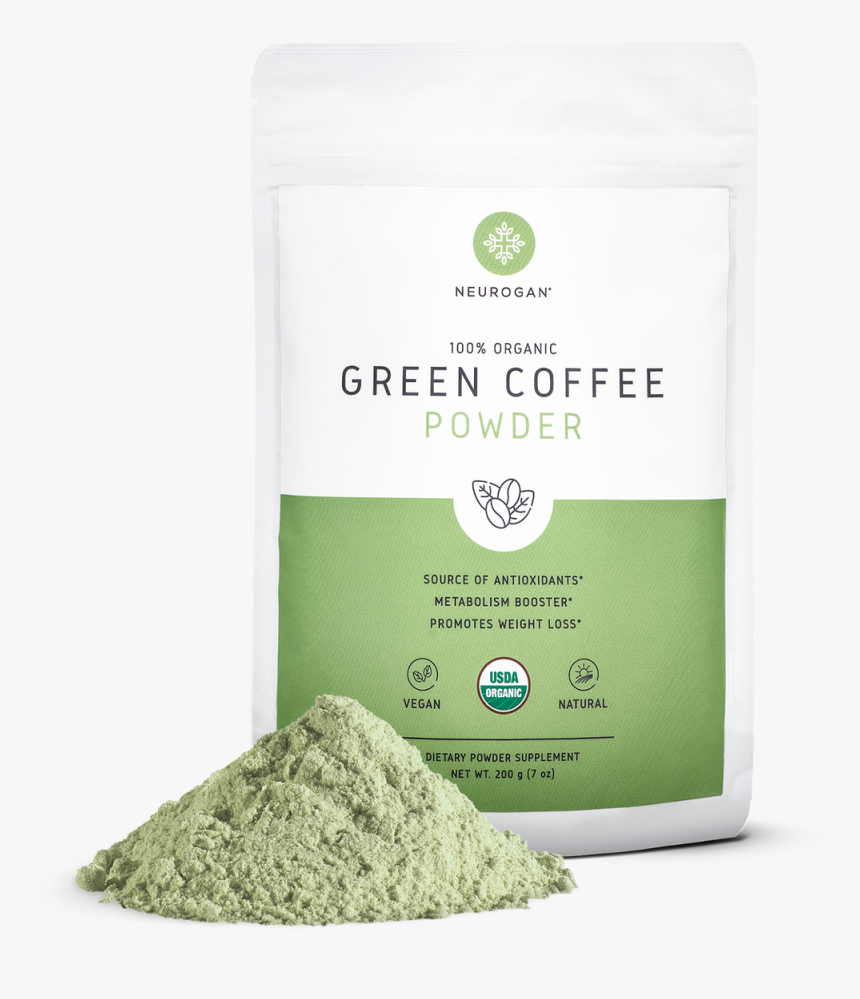 Green Coffee Powder, HD Png Download