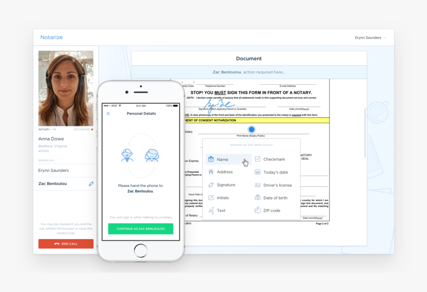 Notarized Document Online, HD Png Download